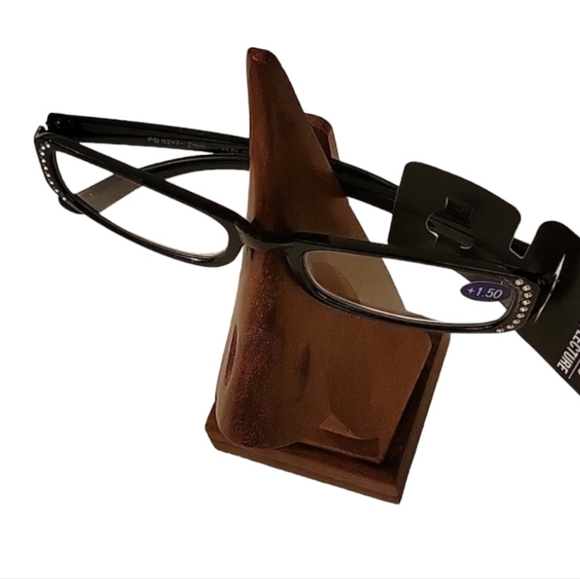 NEW +1.50 Reading Glasses with Plastic Frame & Subtle Bling - Picture 15 of 17